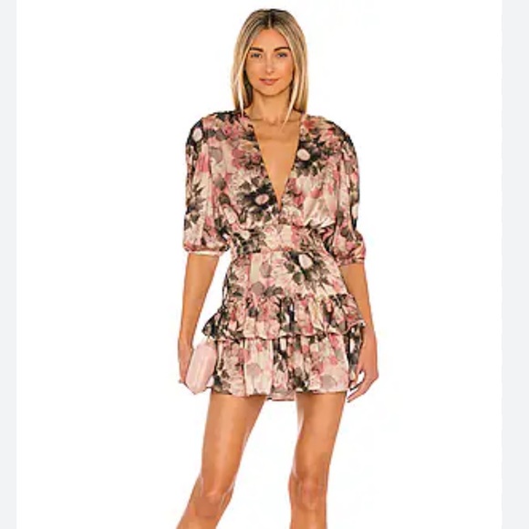 Misa Los Angeles Dresses & Skirts - Misa Lilah Dress in Tenerife Tie Dye